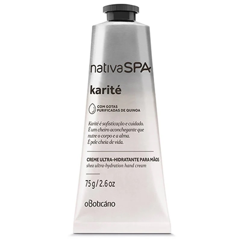 O Boticario Nativa SPA Creme Para Maos Karite 75g
