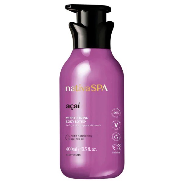 O Boticario Nativa SPA Locao Acai 400ml